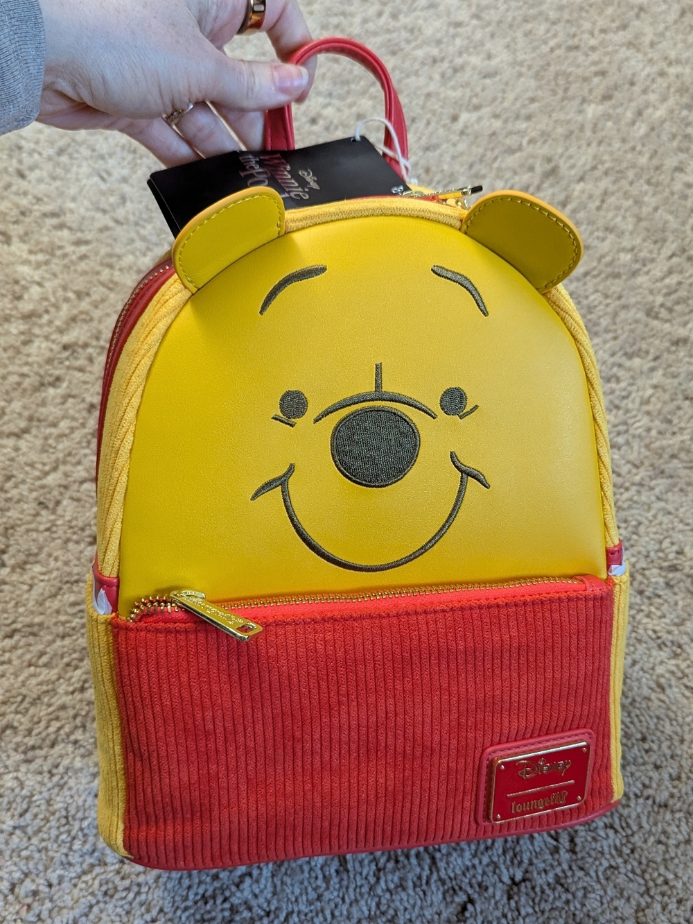 NWT, Loungefly Disney Winnie the Pooh Figural Mini Backpack